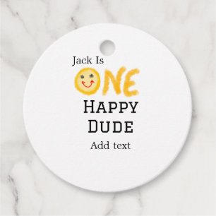 Ein glücklicher Typ 1 glücklicher Geburtstag Smile Geschenkanhänger