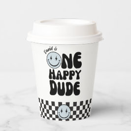 Ein glücklicher Typ Erster Geburtstag glückliches  Pappbecher