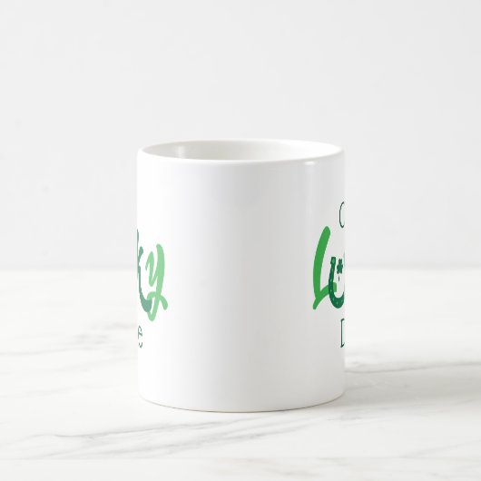 Ein glücklicher Typ | Individualisierbarer St Patr Kaffeetasse (Mittel)