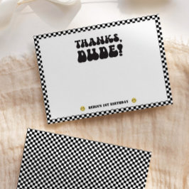 Ein glücklicher Typ | Jungen Krasse Kinder 1. Gebu Dankeskarte