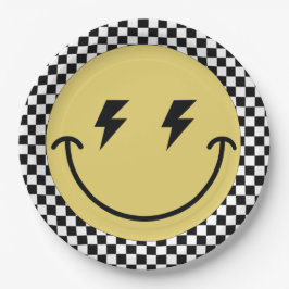 Ein glücklicher Typ | Jungen Krasse Kinder 1. Gebu Pappteller