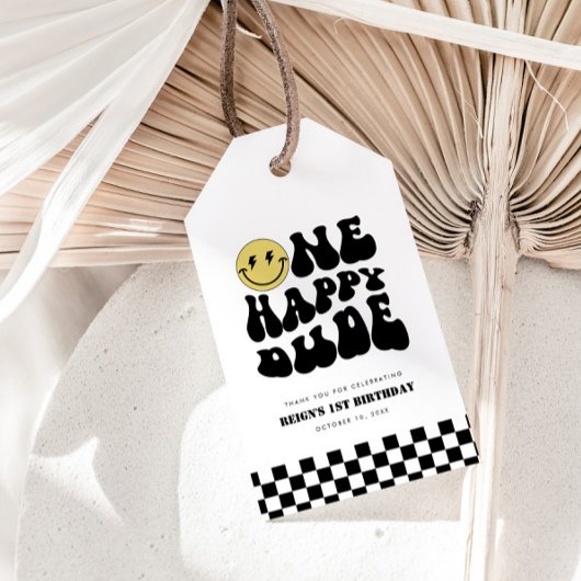 Ein glücklicher Typ | Jungen Krasse Kinder 1 Gebur Geschenkanhänger