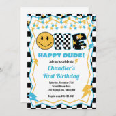 Ein glücklicher Typ - Rock Star Einladung (Vorne/Hinten)