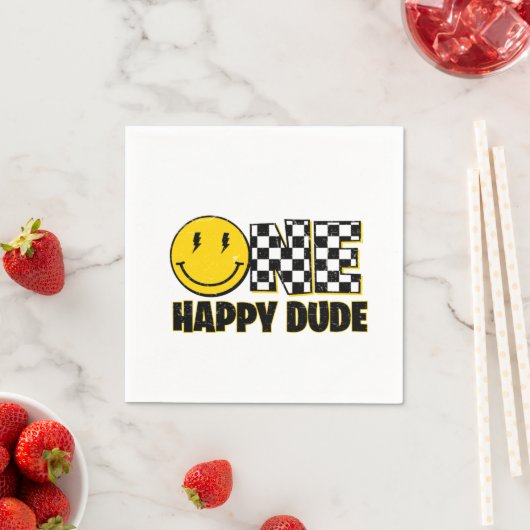 Ein glücklicher Typ Serviette (Beispiel)