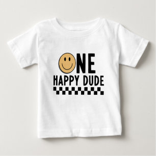 Ein glücklicher Typ zum ersten Geburtstag Baby T-shirt