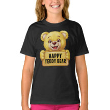 Ein glücklicher und lachender Teddybär