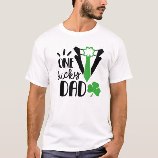 Ein glücklicher Vater Green St Patricks Day Men Wo T-Shirt