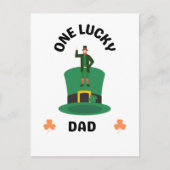 Ein glücklicher Vater irisch Postkarte (Vorderseite)