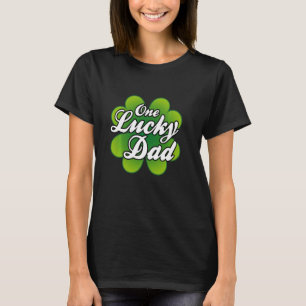 Ein glücklicher Vater - Vierblättriges Kleeblatt V T-Shirt