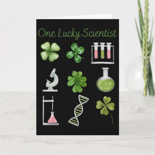 Ein Glücklicher Wissenschaftler St. Patrick's Day  Karte