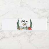 Ein glückliches Camper Wasserflasche-Etikett Wasserflaschenetikett (Einzelnes Label)