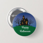 Ein glückliches Halloween Button (Vorne & Hinten)