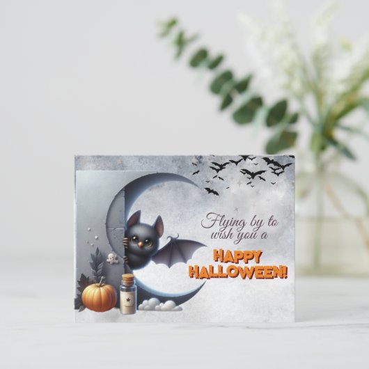 Ein glückliches Halloween Feiertagspostkarte (Stehend Vorderseite)