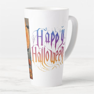 Ein glückliches Halloween großes Latte Tasse Desig