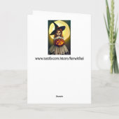 Ein glückliches Halloween Karte (Rückseite)