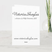 Ein glückliches Halloween Karte (Rückseite)