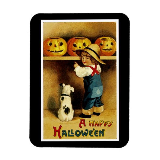 Ein glückliches Halloween Magnet (Vertikal)