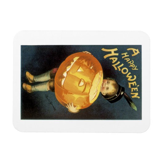 Ein glückliches Halloween Magnet (Horizontal)