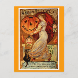 Ein glückliches Halloween Postkarte