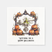 Ein glückliches Halloween Serviette (Vorderseite)