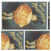 Ein glückliches Halloween Stoff (Nahaufnahme)