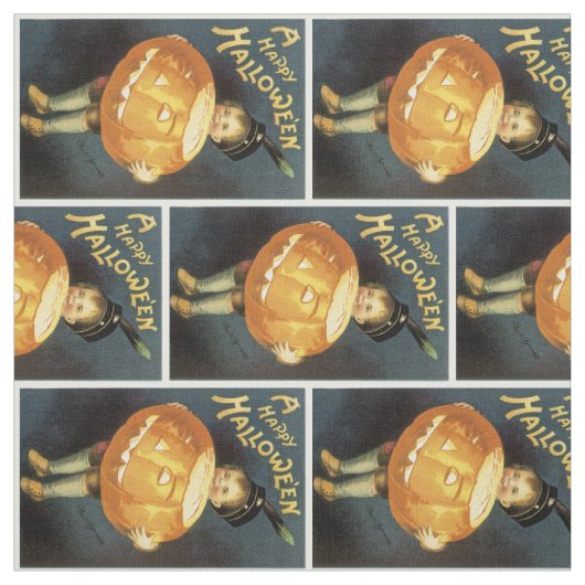 Ein glückliches Halloween Stoff (Muster)