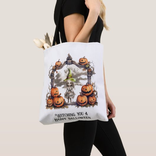 Ein glückliches Halloween Tasche (Von Nahem)