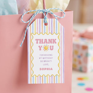 Ein glückliches Mädchen 1. Geburtstag Sonnenschein Geschenkanhänger