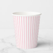 Ein glückliches Mädchen Rosa Farbige 1. Geburtstag Pappbecher (Rückseite)