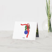 Ein glückliches neues Jahr Karte (Rückseite)