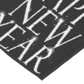 Ein glückliches neues Jahr Kurzer Tischläufer (Ecke)