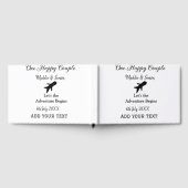 Ein glückliches Paar - Abenteuer beginnt Hochzeit Gästebuch (Voll)