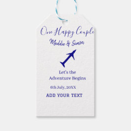 Ein glückliches Paar - Abenteuer beginnt Hochzeit Geschenkanhänger