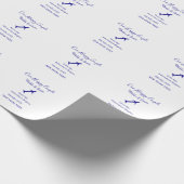 Ein glückliches Paar - Abenteuer beginnt Hochzeit Geschenkpapier (Ecke)