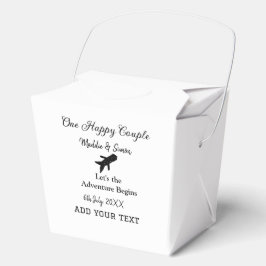 Ein glückliches Paar - Abenteuer beginnt Hochzeit Geschenkschachtel