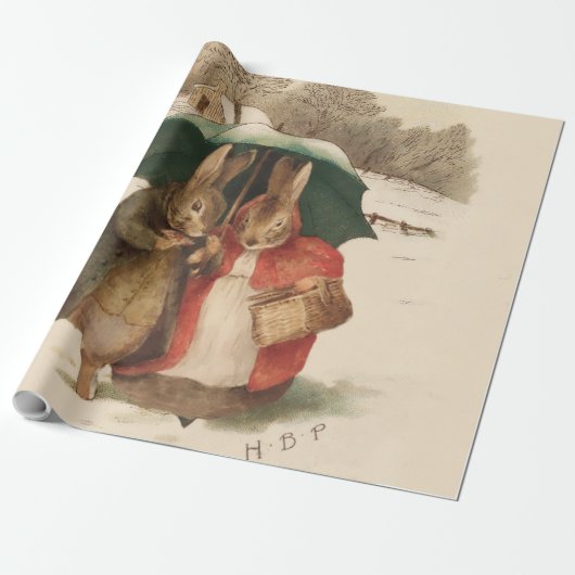 "Ein glückliches Paar" von Beatrix Potter Geschenkpapier (Ungerollt)
