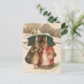 "Ein glückliches Paar" von Beatrix Potter Postkarte (Stehend Vorderseite)