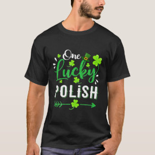 Ein glückliches polnisches Kleeblatt Leprechaun Ha T-Shirt
