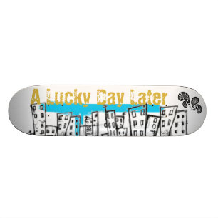 EIN GLÜCKLICHES TAGESspäter SKATE-BRETT Skateboard