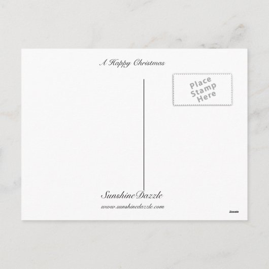 Ein glückliches Weihnachten (Rückseite)