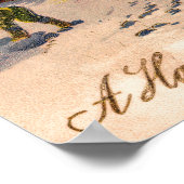 Ein glückliches Weihnachten Vintag Poster (Ecke)