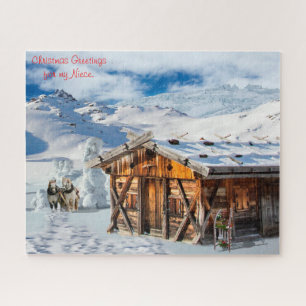 Ein glückliches Weihnachtsgeschenk für meine Nicht Puzzle