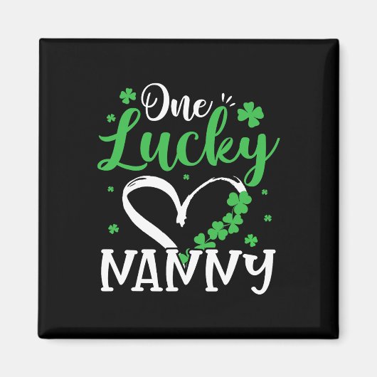 Ein Glücks-Kindermädchen St Patricks Day Irisches Magnet (Vorne)