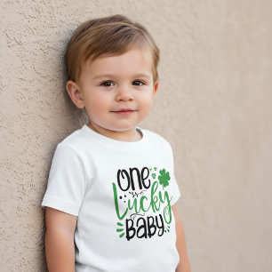 Ein Glückskind Baby St. Patrick T-Shirt für Kinder