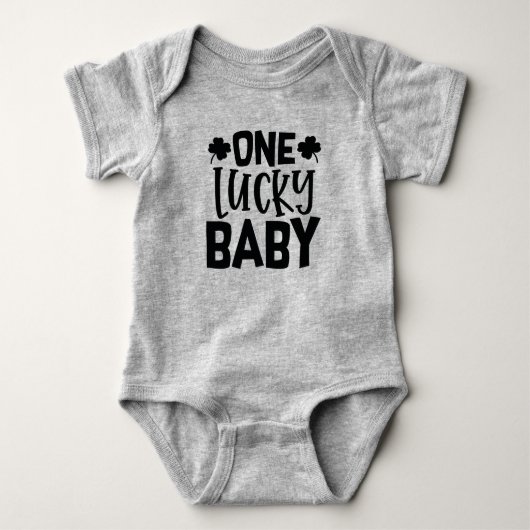 Ein Glückskind Baby Strampler (Vorderseite)