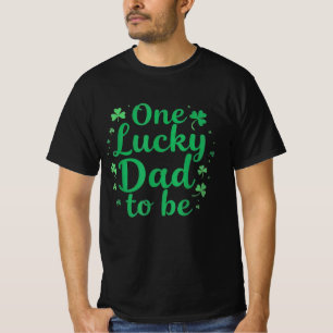 Ein Glückspapa, um der Shamrock des St. Patrick-Ta T-Shirt