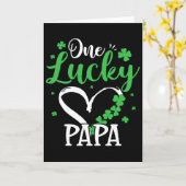 Ein Glückspapst St. Patricks Day Irisches Grün Sha Karte (Gelbe Blume)