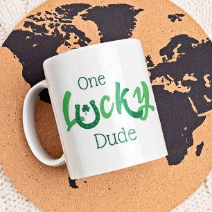 Ein Glückspilz Anpassbarer St. Patrick's Day Kaffeetasse