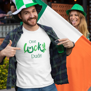 Ein Glückspilz Anpassbares St. Patrick's Day Des T-Shirt