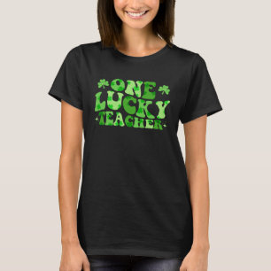 Ein Glückspilz-Lehrer Retro Vintage St. Patrick s  T-Shirt
